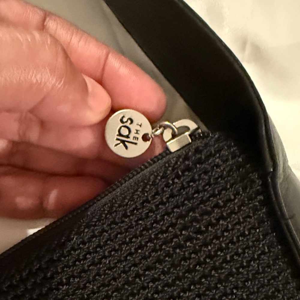 The Sak Black Textured Shoulder Bag